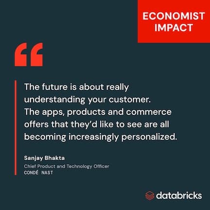 Quote from Unlocking enterprise AI featuring Sanjay Bhakta